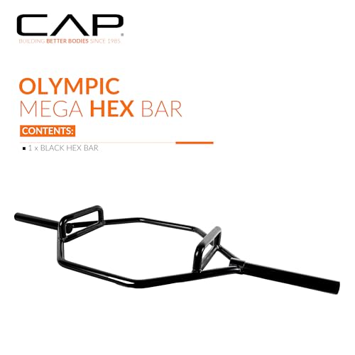 Heavy-Duty Olympic Hex Bar for Deadlifts & Shrugs - 1000 lb Capacity