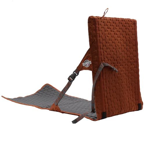Crazy Creek HEX 2.0 PowerLounger Camping Chair & Sleeping Pad, Copper/Slate
