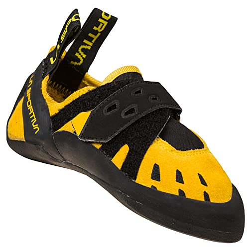 La Sportiva Kids Tarantula Junior Climbing Shoes - Size 1-1.5 Big Kid Yellow/Black