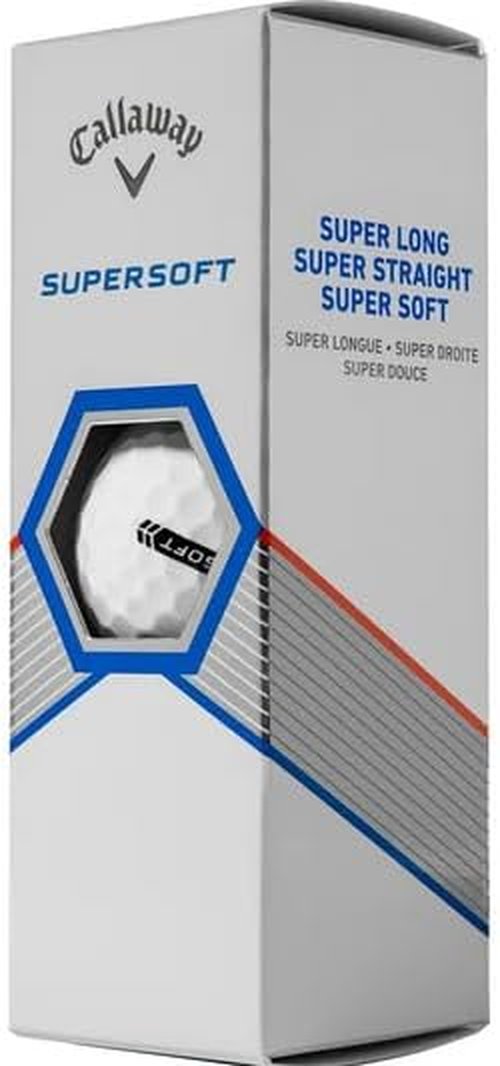 Callaway Golf Supersoft Golf Balls - Exceptional Distance & Soft Feel | 12-Pack