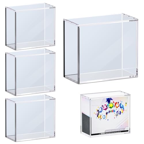 Elite Trainer Box Acrylic Display Case - 4 PCS Clear Ultra Acrylic Protective Cover - Dustproof & Waterproof - Variation: 4 / Elite Trainer Box Case