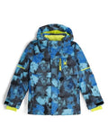 Spyder Boys' Impulse Cobalt Camo Synthetic Down Jacket - Youth Ski & Snowboard Outerwear
