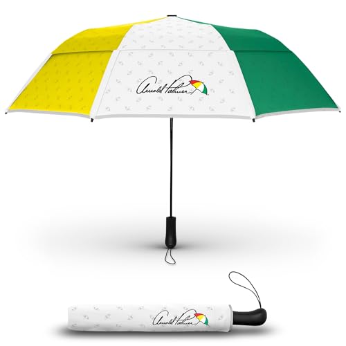 Weatherman Arnold Palmer Classic Windproof Collapsible Umbrella for Car & Backpack
