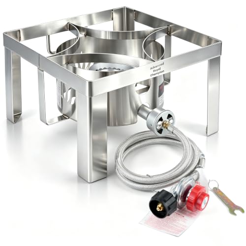 ARC 55,000 BTU Camping Stove Propane Burner 8.0"H Portable Outdoor Cooker