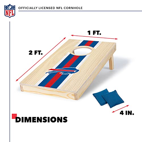 Buffalo Bills NFL Portable Cornhole Set - Travel Size 2 Boards & 8 Bean Bags