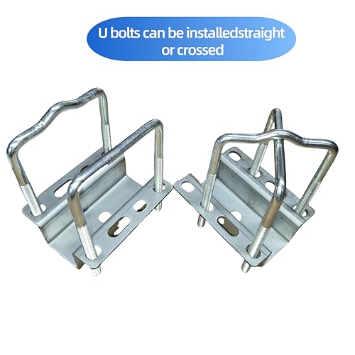 4-Pack Boat Trailer Bunk Guides 2x4ft Carpeted Side Bunks for High Beam & C-Channel Trailers