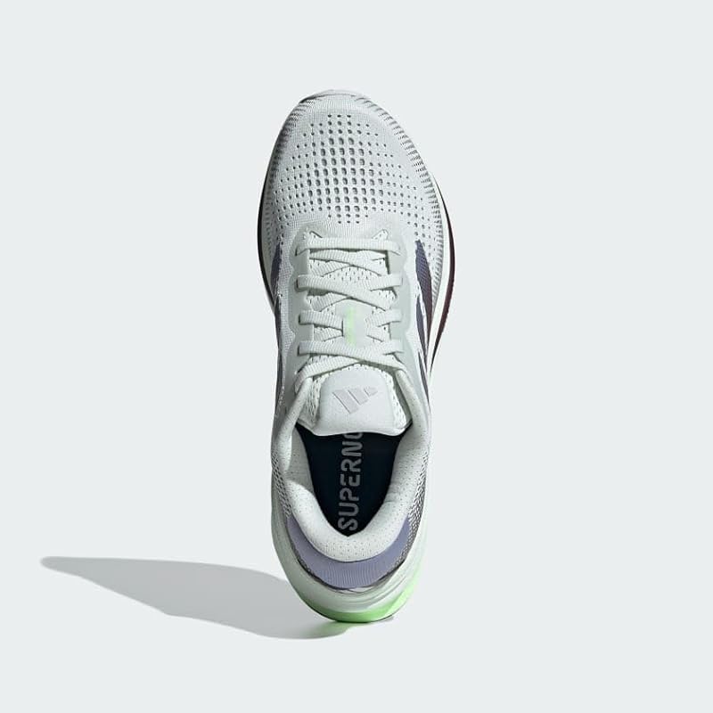 Adidas Supernova Rise 2 Running Shoes Dreamstrike+ Midsole Rubber Outsole - Crystal Jade/Aurora Met./Silver Dawn