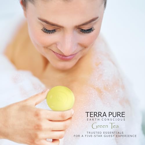 Travel Size Body Bar Soap 100 Pieces - Green Tea Scent, Hotel & Vacation Amenities