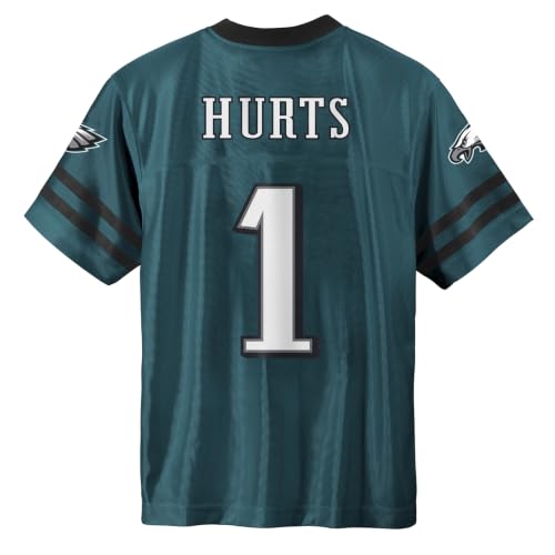 Youth Jalen Hurts Philadelphia Eagles #1 Green Home Jersey - Size 10-12, Outerstuff