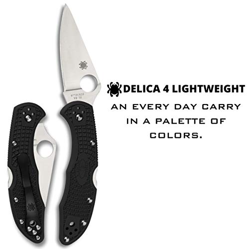 Spyderco Delica 4 Lightweight Folding Pocket Knife VG-10 Blade