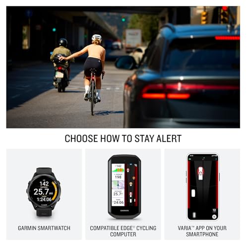 Garmin Varia™ RearVue 820 Cycling Radar & Tail Light - Bike Safety & Visibility