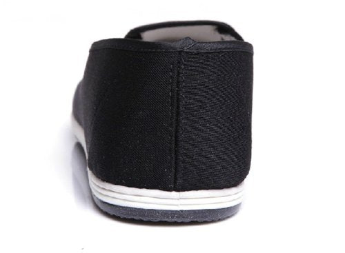Men's Kung Fu Shoes Old Beijing Cloth Black 38 US 6.5 Men 8 Women