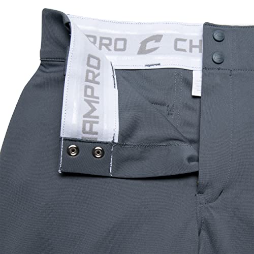 Champro Men's Triple Crown Knicker Baseball Pants Medium Graphite
