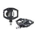 Dual-Sided Bike Pedal with SPD and Flat Platform for Indoor Cycling & Urban Riding
