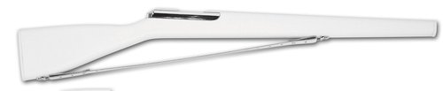 Elite 3 36" Color Guard Rifle (Silver Bolt/White Leather Strap) by Director's Showcase (DSI)
