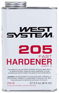 West System 205-B Fast Epoxy Hardener 27.5 oz for Marine & Wood Bonding