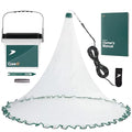 Best Fisher's Core 6-ft Pro Cast Net with 3/8" Mesh & Lead Sinkers