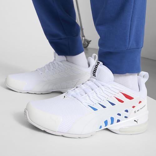 PUMA Mens BMW M Motorsport Voltaic Evo Sneakers 8.5 White-Black