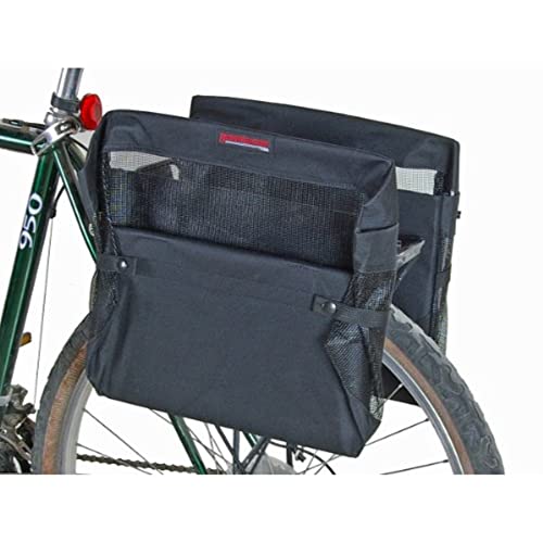 Bushwhacker Omaha Bicycle Grocery Panniers – Foldable Rear Bike Bags for Shopping