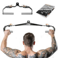 MOST GRIP Black Lat Pulldown Bar Set with 360° Rotatable Handles for Home Gym