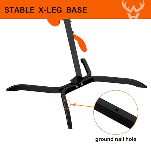 AR500 Steel Dueling Tree Shooting Target Kit with Stand and Paddles