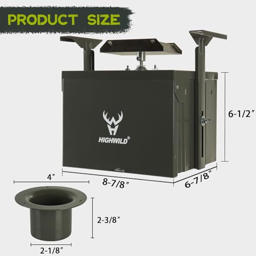 12V Digital Deer Feeder Kit with Programmable Feeding Schedule for Hunting