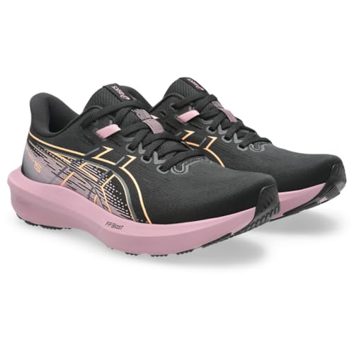 ASICS Women's GT-1000 15 Running Shoes - Black Taro Purple 7.5
