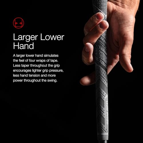 Golf Pride MCC Plus4 Midsize Golf Club Grip 8-Pack Grey - All Weather