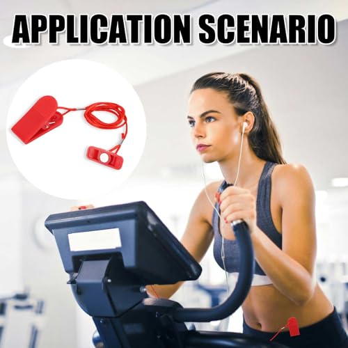 2 Pack Treadmill Magnet Safety Keys - Emergency Stop Clips