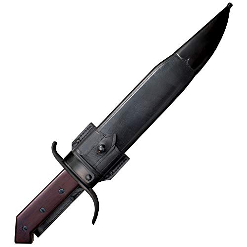 Cold Steel 1917 Frontier Bowie Fixed Blade Knife 12.25" Clip Point, Black Blade with Hardwood Handle