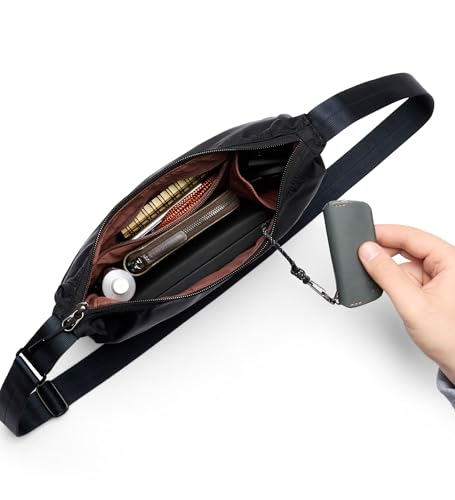 Bellroy Laneway Crescent Mini Crossbody Bag Ink 2.5L - Slim Travel & Everyday Purse