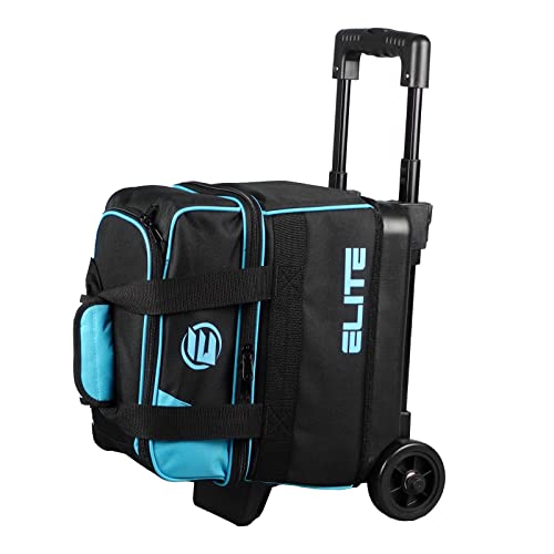 ELITE Basic Single Roller Bowling Ball Bag Aqua Fits Size 10.5 Shoes