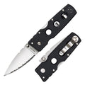 Cold Steel Hold Out 3" S35VN Serrated Folding Knife with G-10 Handle and Tri-Ad Lock