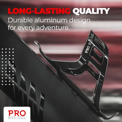 Aluminum Bike Water Bottle Cage - Black for Road & MTB Bikes