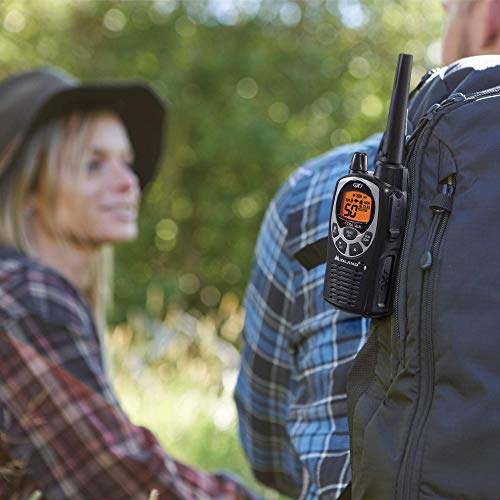 Midland GXT1000VP4 50-Channel GMRS Walkie Talkies 4 Pack, Waterproof 36-Mile Range