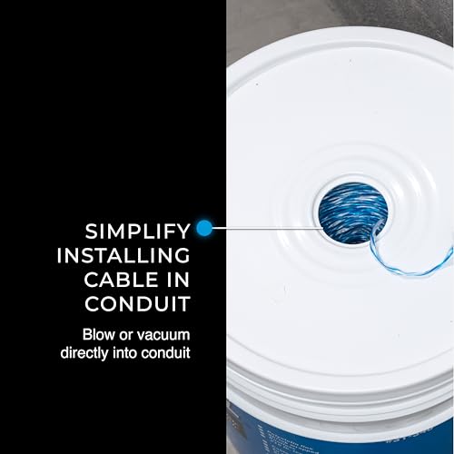 Heavy-Duty Electrical Cable Pull Line 6500 ft Wire Fishing String for Conduit