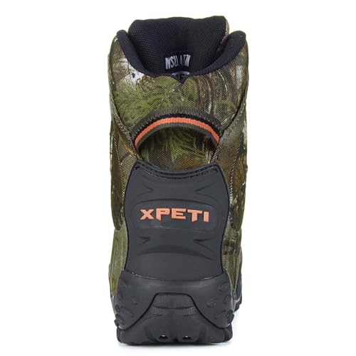 XPETI Women's Thermator Mid High-Top Waterproof Hiking Boots Camouflage 8
