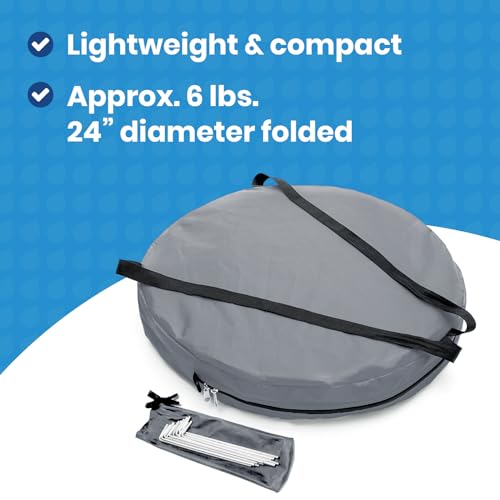 Under the Weather WeatherPod® XL Silver Mesh 1-Person Pop-Up Shelter