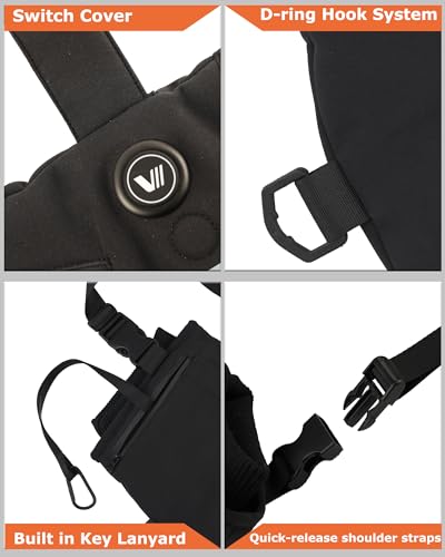 Heated Hand Muff with Rechargeable Battery for Outdoor Sports & Hunting