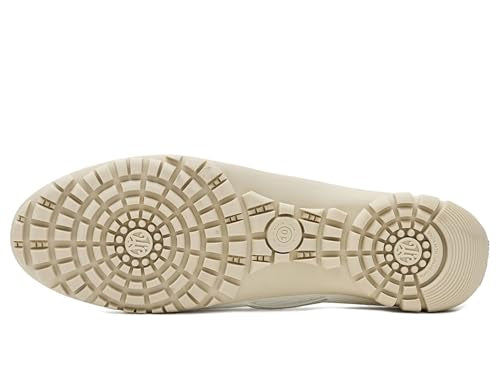 Golf Moccasins for Women - Lexington 2 White Grainy Lime, 8.5