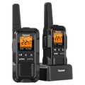 Gaswei G2Pro+ 2-Pack Heavy Duty Waterproof Walkie Talkies with NOAA Weather, FM Radio, VOX, Long Range, 2W, Rechargeable