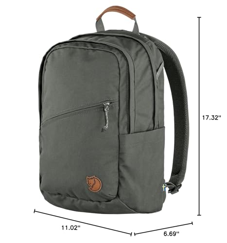 Fjällräven Raven 20 Backpack - Multi-Pocket Organizer, Padded Laptop Support, Durable Fabric - Basalt, One Size