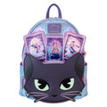 Loungefly Hocus Pocus Binx Tarot Card Mini Backpack with Glow-in-The-Dark Eyes