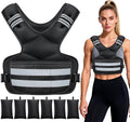 20-32 lb Adjustable Weighted Vest for Men & Women - Strength Training & Fitness