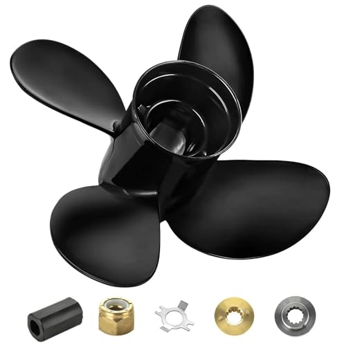 Boat Propeller for Mercury 30-60HP 13 Pitch 10.3 Diameter 4-Blade RH