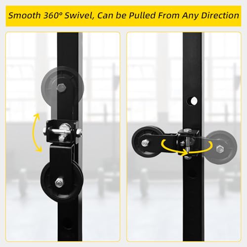 LAT Pulldown Pulley System for Home Gym Cable Machine - Alloy Steel