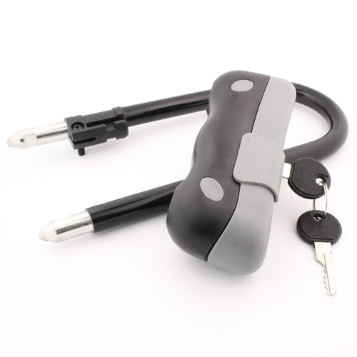 Tuff Bro Heavy Duty 14mm U Bar Bike Lock Anti-theft Bicycle U Lock with Mount Bracket & 2 Keys