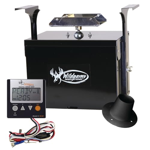 Wildgame Innovations Trophy Hunter 12V Digital Feeder Kit - Solid, Weather-Resistant, Easy Setup