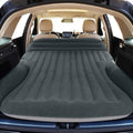 SUV Air Mattress with Pump - Double-Sided Thick Flocked Car Bed Green+Charcoal