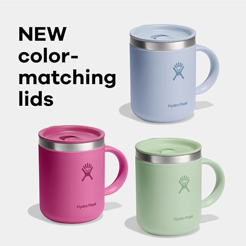 Hydro Flask 12 Oz Insulated Travel Mug - Agave Green, Leak-Resistant